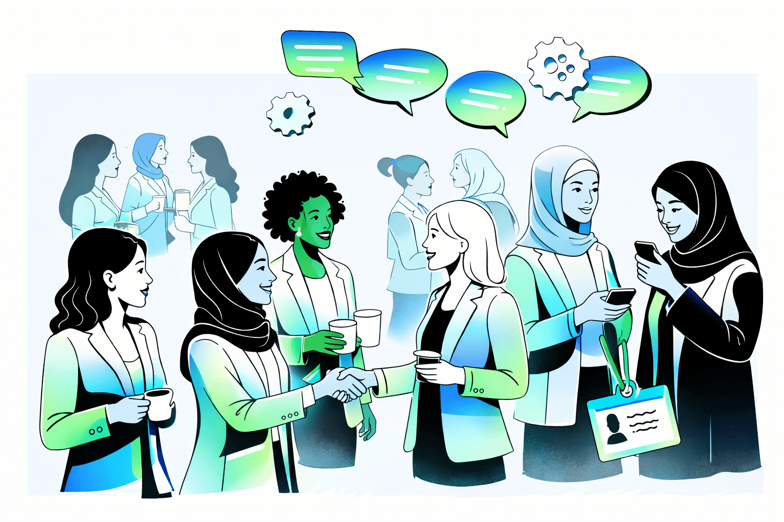 Illustration for WIP WomenInPower Event