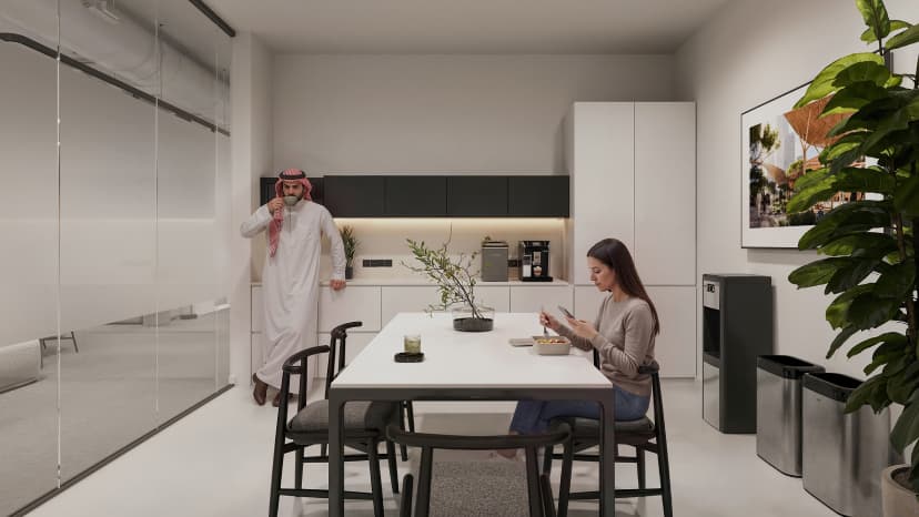 Postazione di lavoro di Saudi Venture Hub